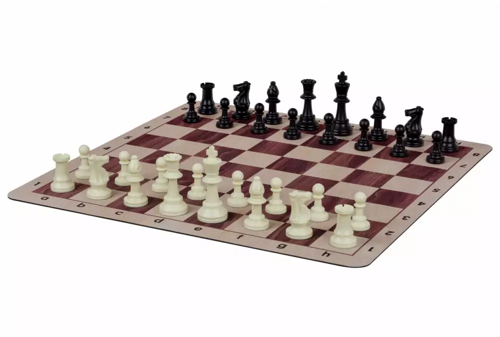 Szachownica zwijana nr 6 (51 cm), antypoślizgowy spód LIGHT